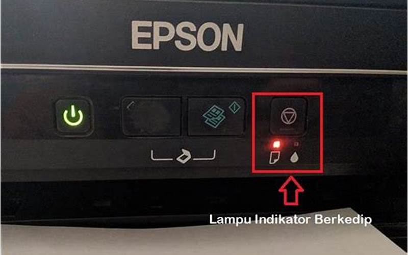 Cara Mengatasi Lampu Berkedip Pada Printer Epson L120