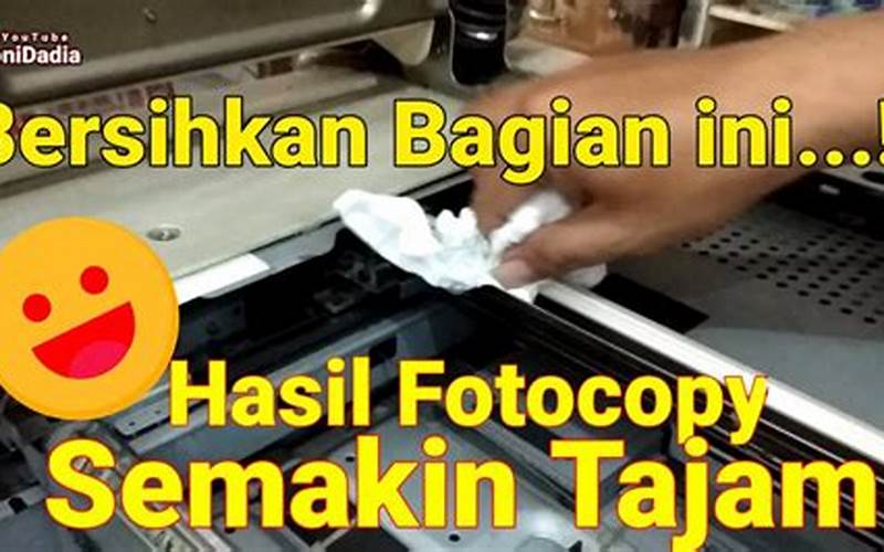 Bersihkan Mesin Fotocopy