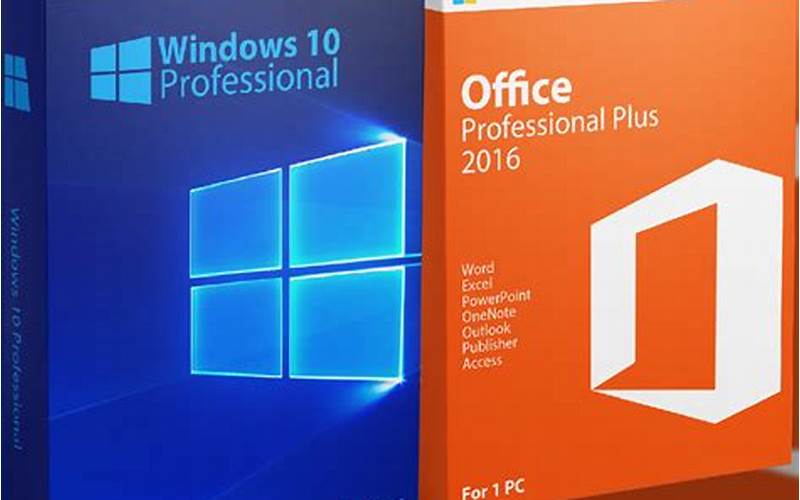 Versi Windows Dan Office 2016