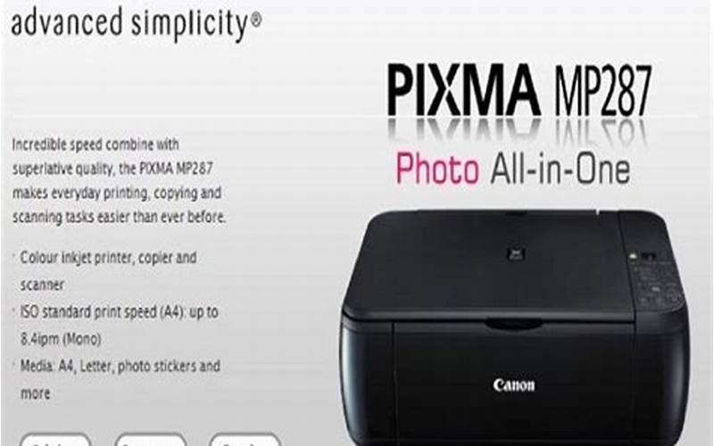 Merawat Printer Canon Mp287
