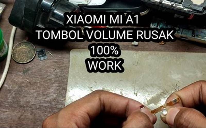 Perbaikan Tombol Volume