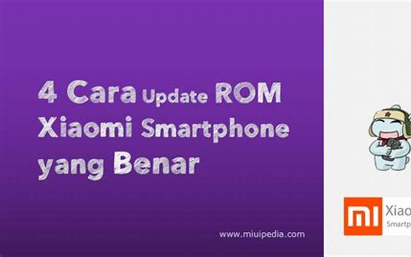 Update Rom Xiaomi