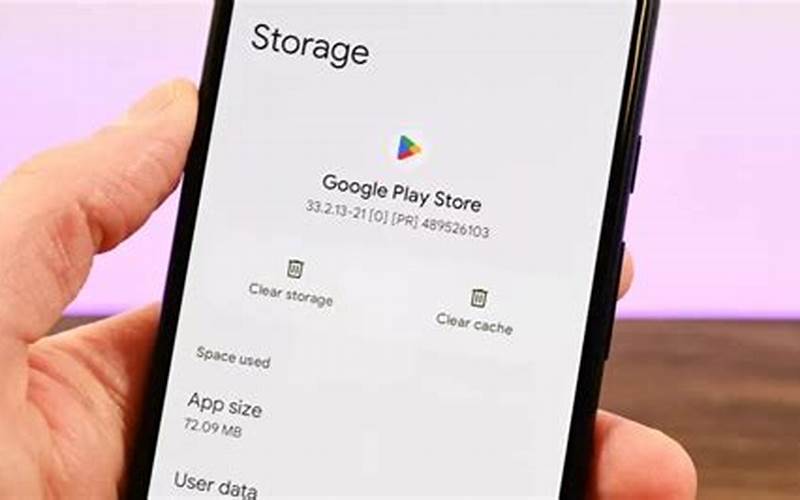 Hapus Data Google Play Store