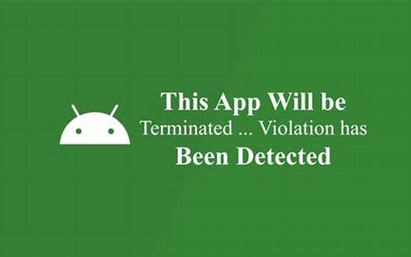 Pesan This App Will Be Terminated