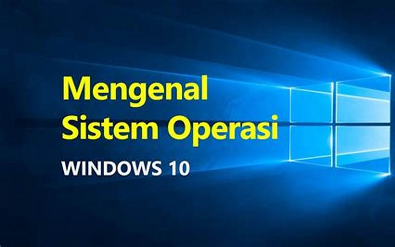 Konfigurasi Sistem Windows 10